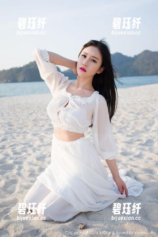 MiStar魅妍社 - 下载赵欢颜Jessica的黑色原图，神秘又撩人，你准备好了吗？