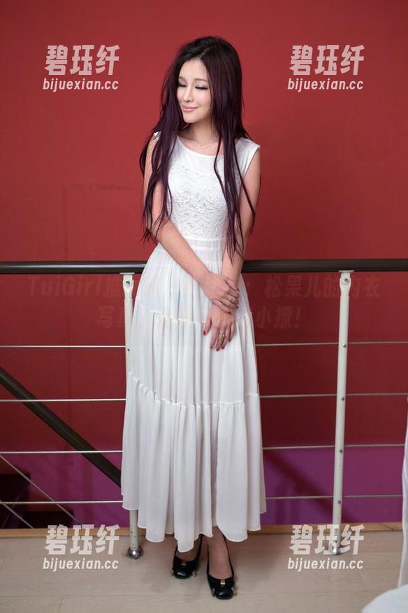 TuiGirl推女郎 - 囤图包：松果儿的内衣写真，清新又有点小撩！
